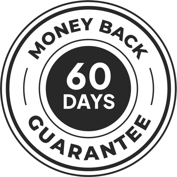 SodaBoost 60-day results or refund guarantee badge